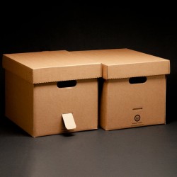 Boite de Rangement avec Couvercle, Boite en carton, Rangement