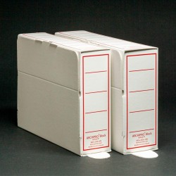 Boîte d'archives ignifuge verrouillable (40x31x25cm), grande boîte à  documents étanche | bol