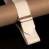 Sangle pur coton avec boucle en Inox, fabrication sur-mesure